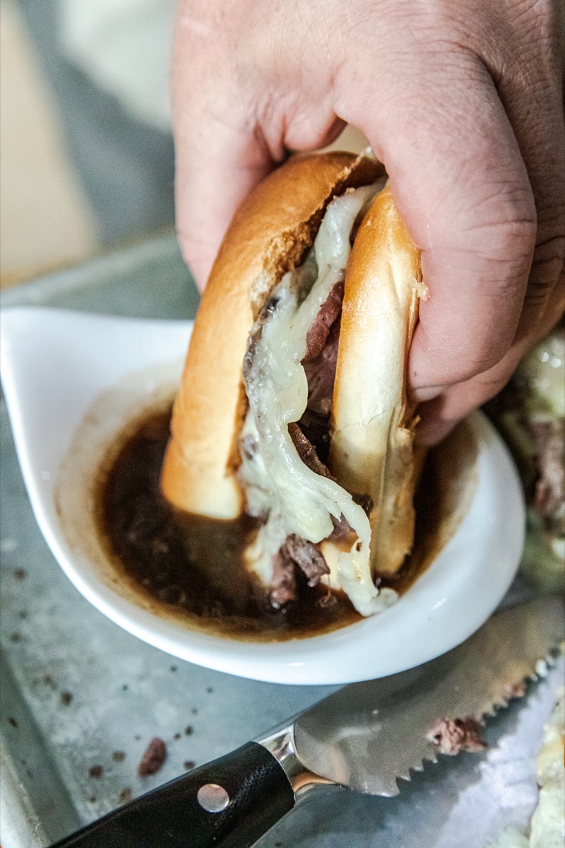 Sous Vide Venison French Dip