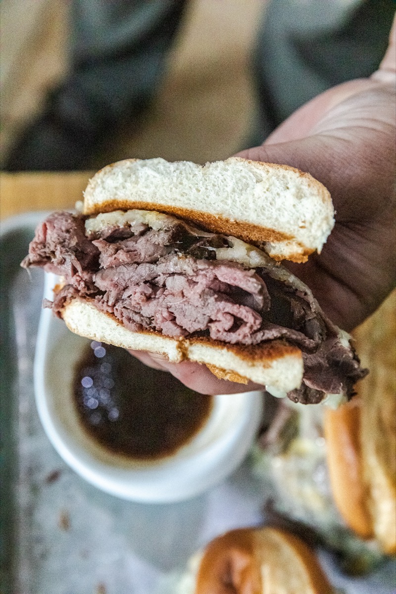 Sous Vide Venison French Dip