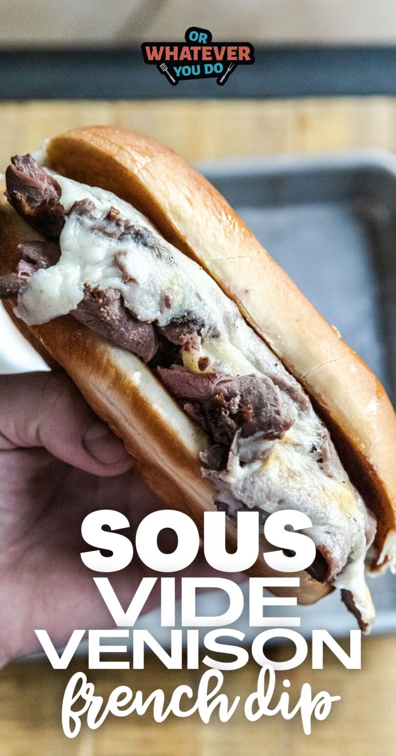 Sous Vide Venison French Dip